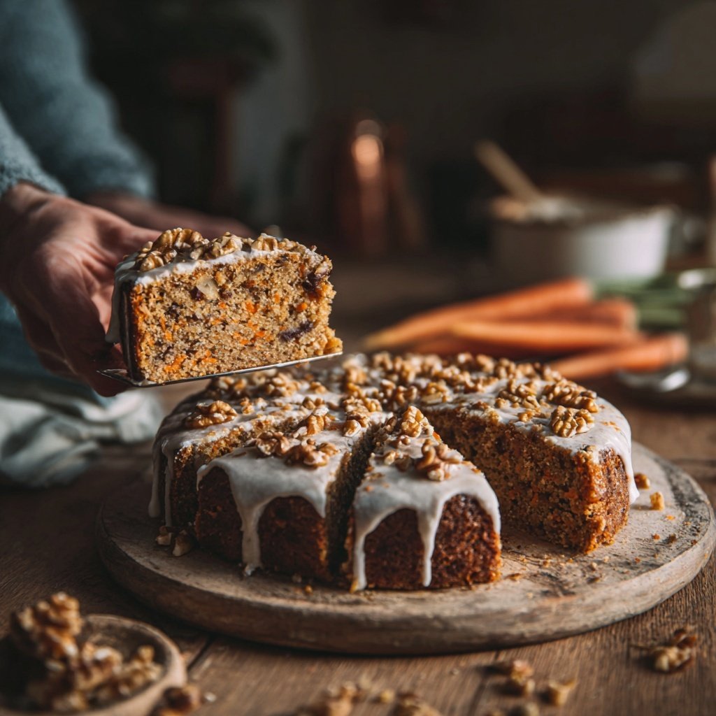 Karottenkuchen Mit Walnüssen