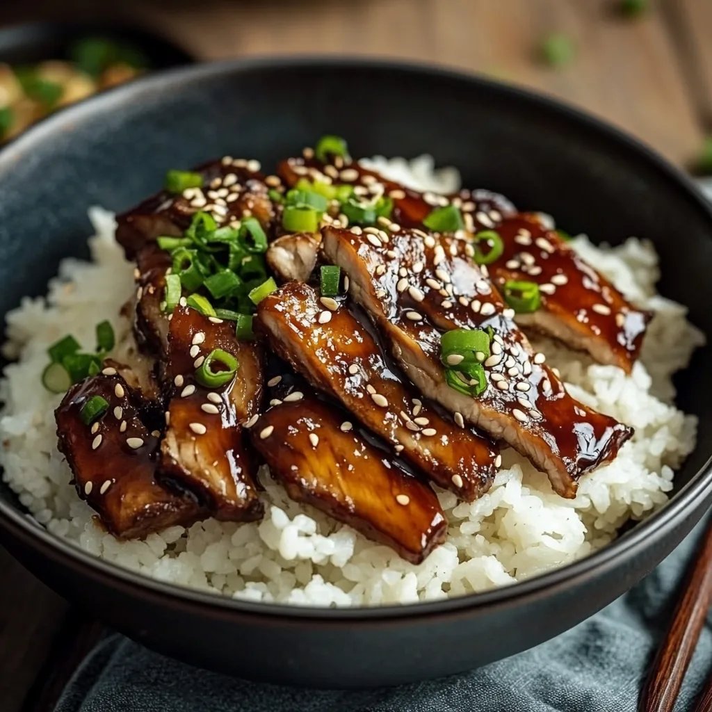 Hähnchengeschnetzeltes Teriyaki