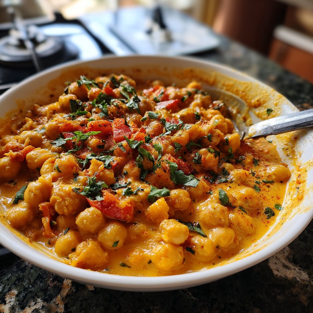 Vegetarisches Kichererbsencurry