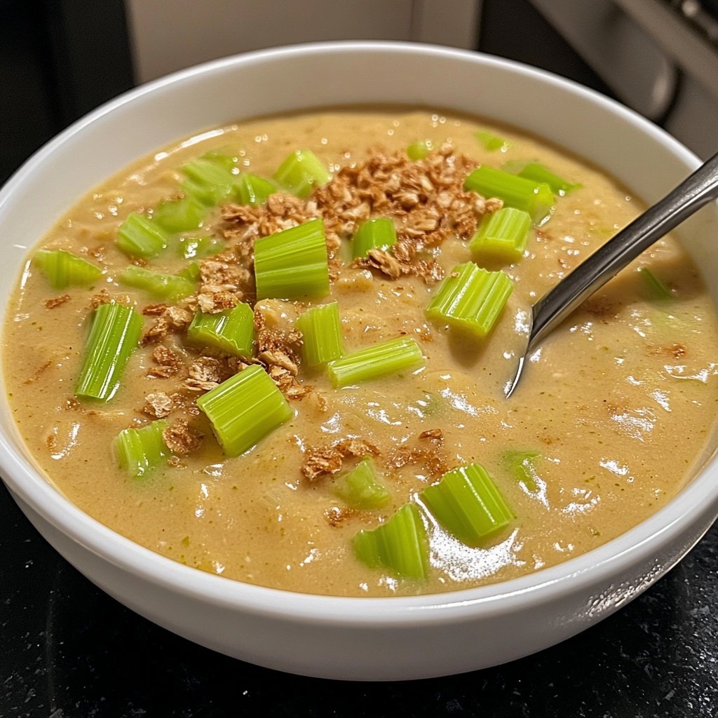 Linsensuppe mit Sellerie