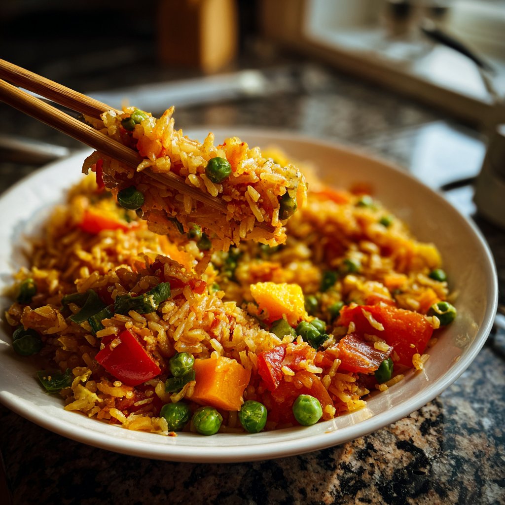 Gebratener Reis mit Gemüse